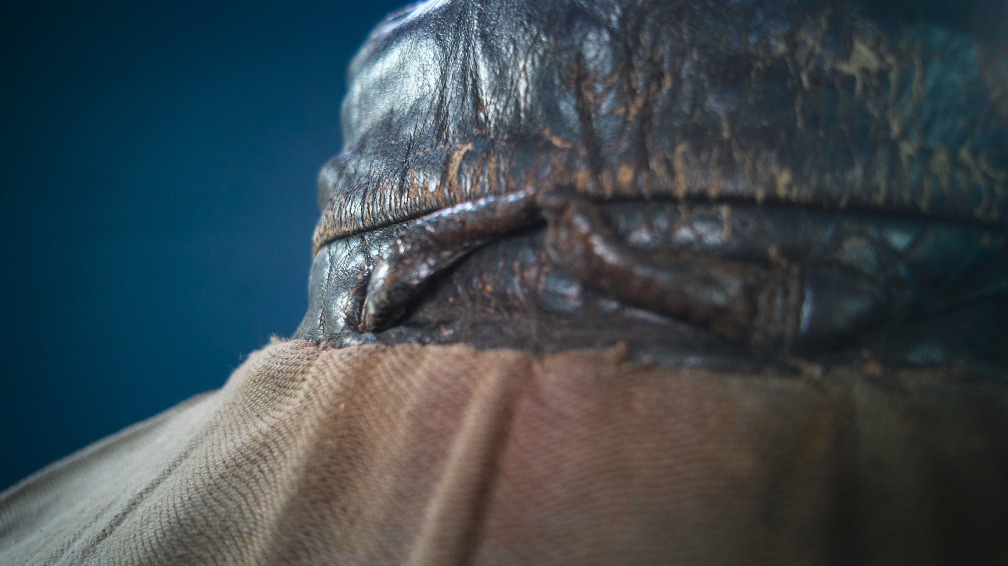 Vintage 1960s West German Horsehide Black Single Rider Biker Leather Jacket “M”