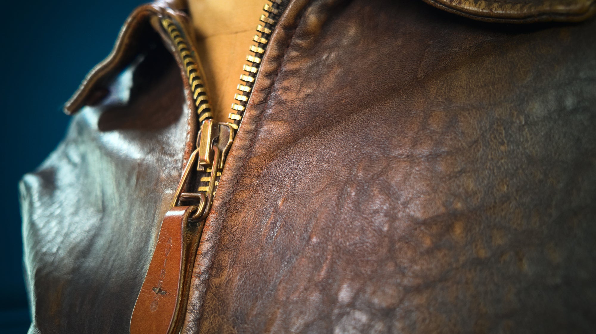 Vintage 1980s Avirex G1 Sheepskin Flight Bomber Aviator Leather Jacket USA “L”