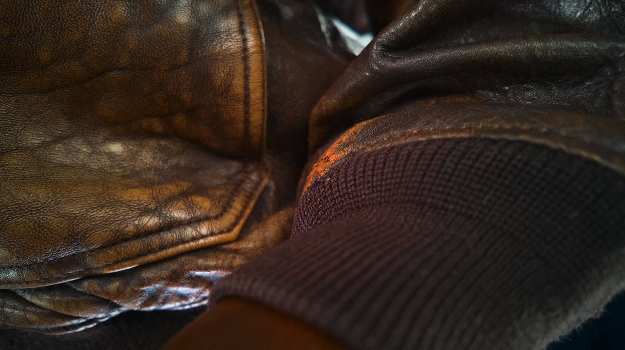 Vintage 1980s Avirex G1 Sheepskin Flight Bomber Aviator Leather Jacket USA “L”