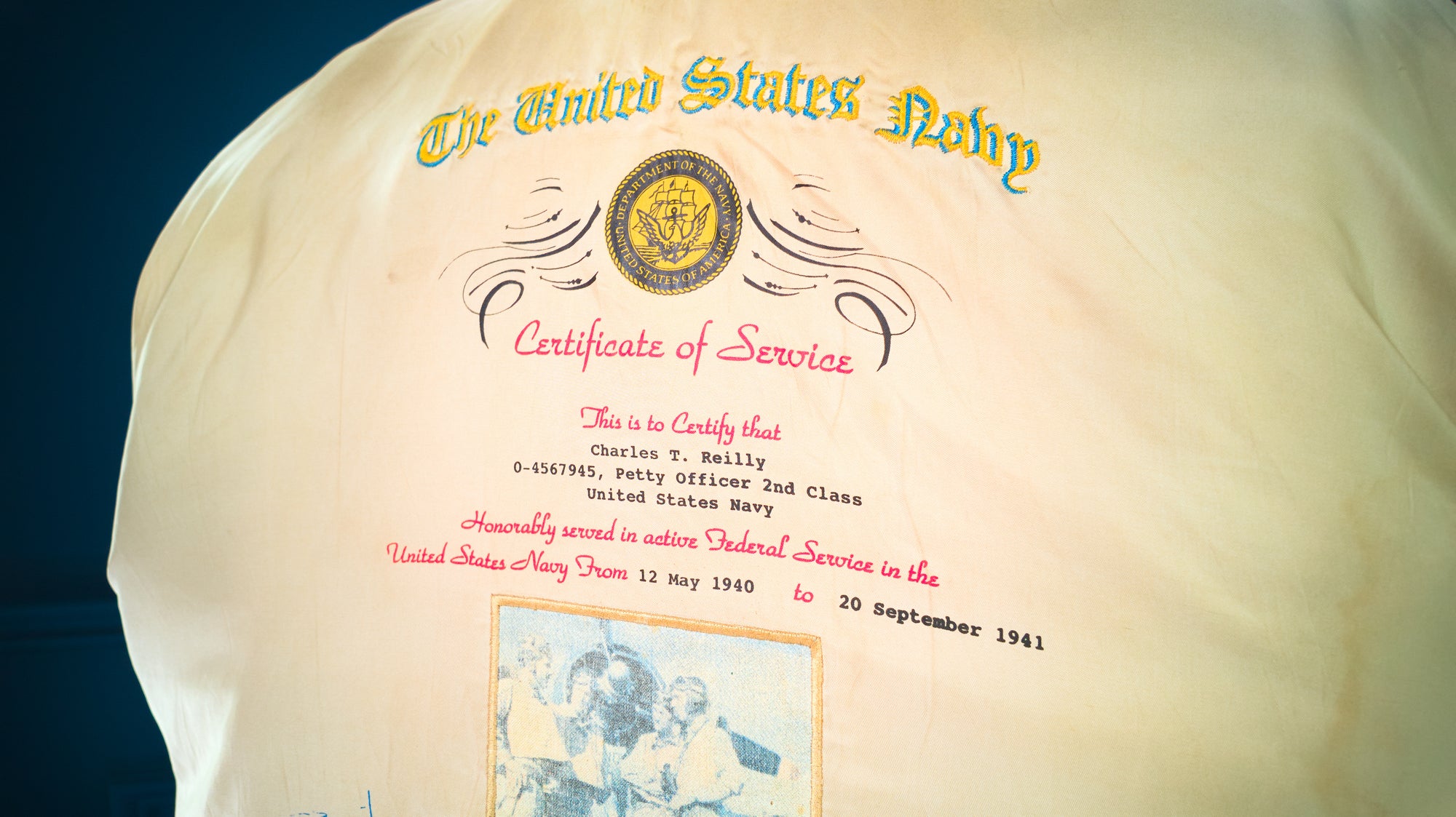 Vintage 1980s Avirex G1 Sheepskin Flight Bomber Aviator Leather Jacket USA “L”