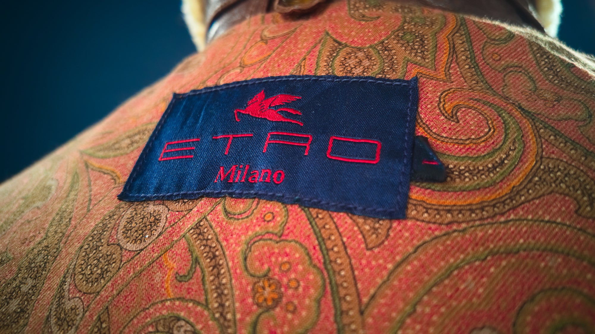 Vintage 1970s Etro Italian Lambskin G1 Flight Bomber Aviator Leather Jacket “L”