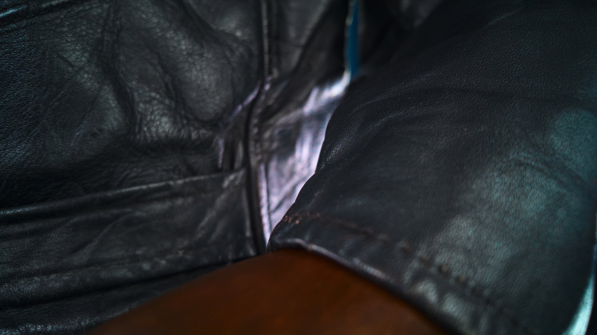 Vintage 1960s Sears Oakbrook Steerhide D Pocket Biker Moto Leather Jacket “M”