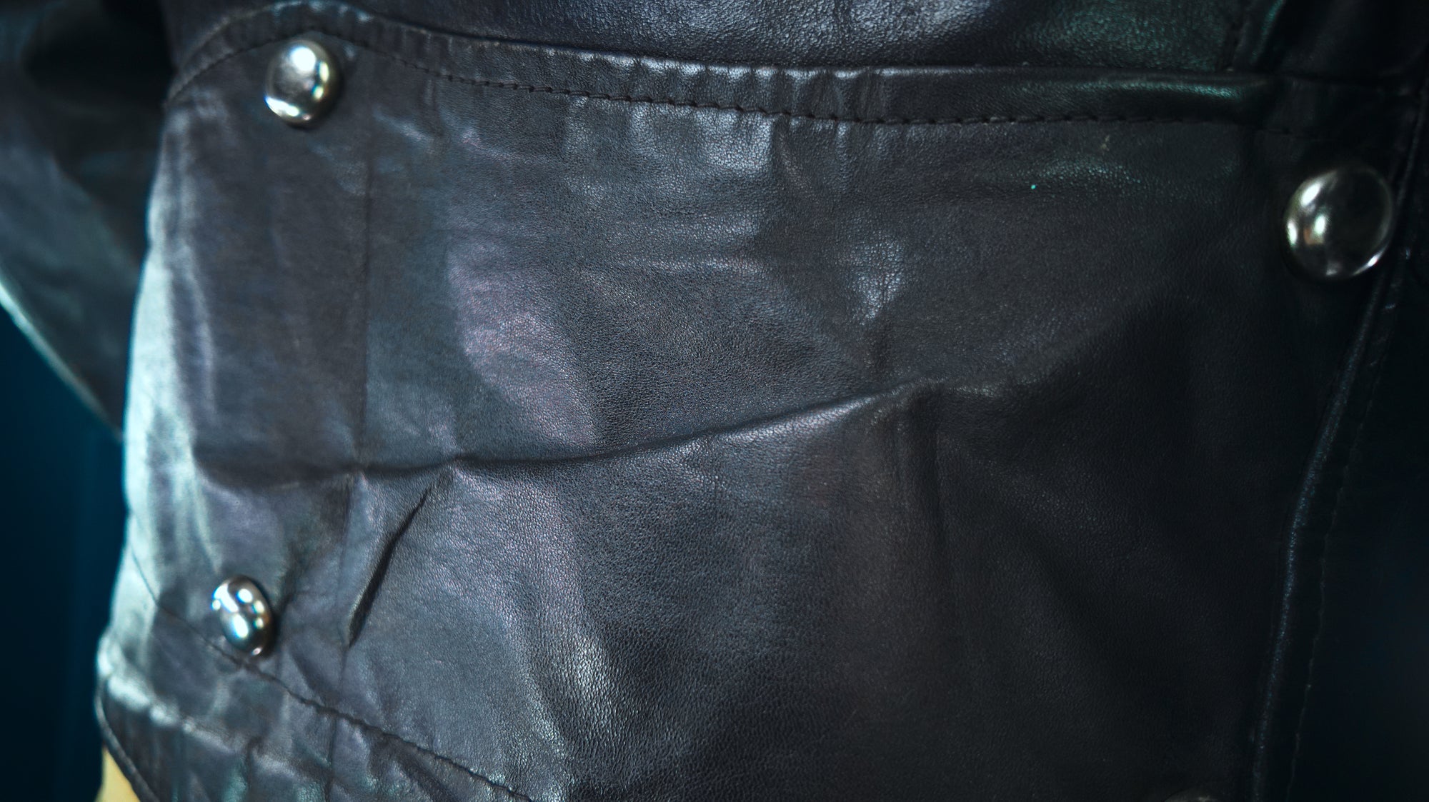 Vintage 1960s Sears Oakbrook Steerhide D Pocket Biker Moto Leather Jacket “M”