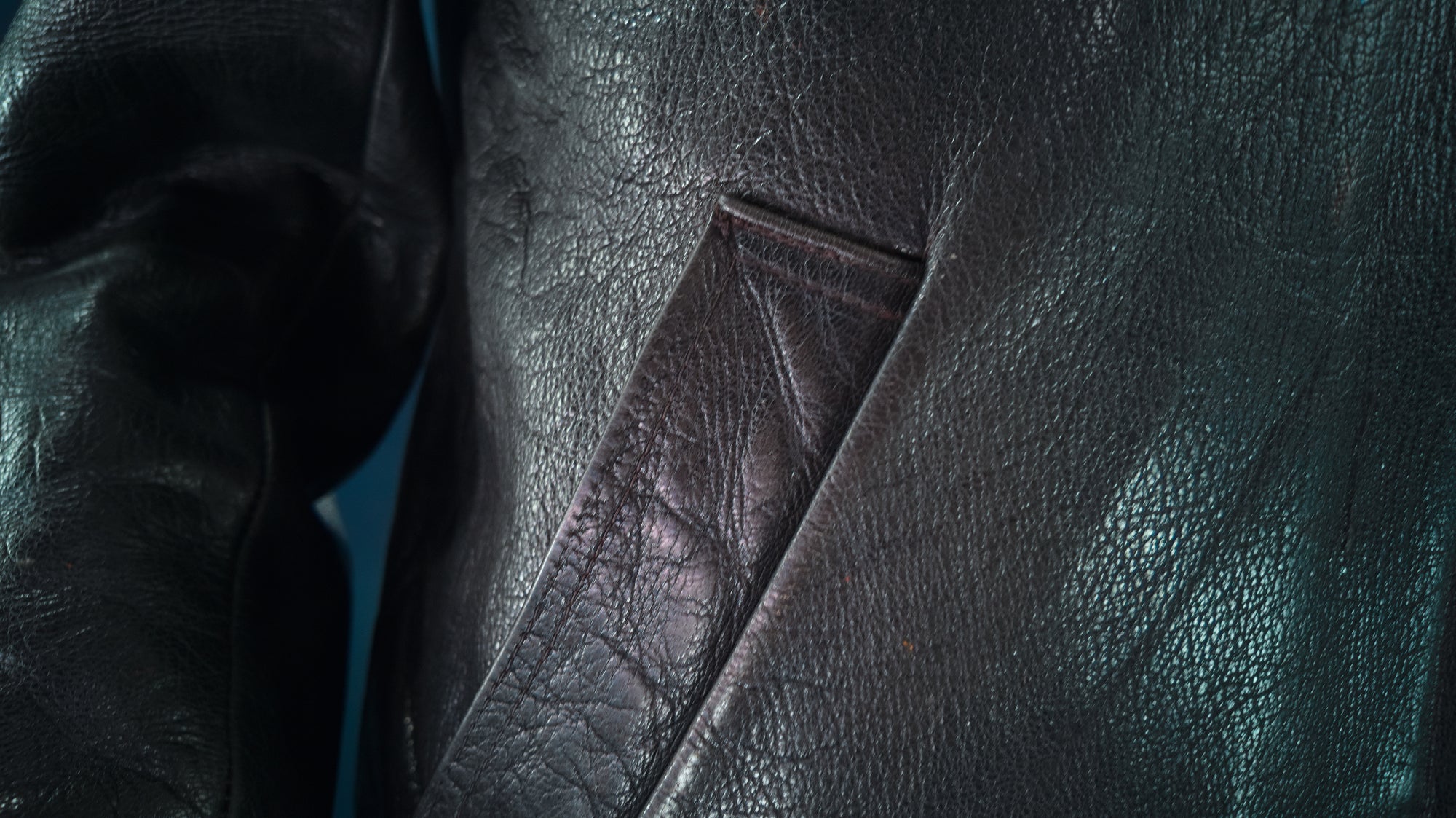 Vintage 1950s Dala Goatskin Single Rider Highwayman Worker Leather Jacket “M”