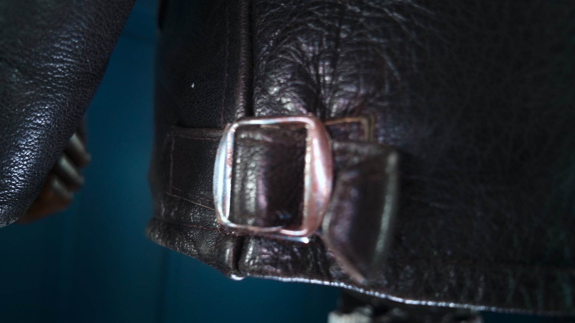 Vintage 1950s Dala Goatskin Single Rider Highwayman Worker Leather Jacket “M”