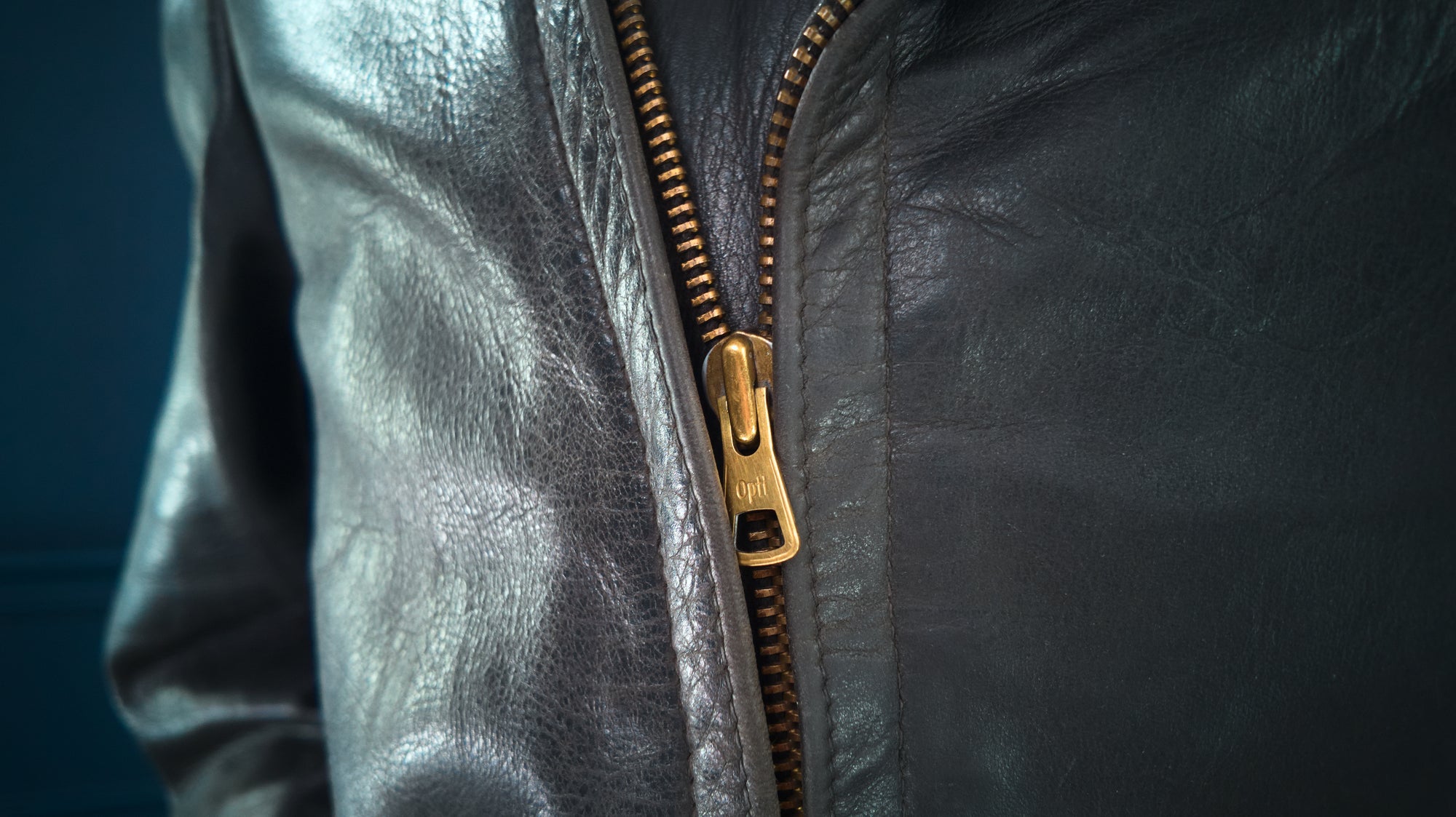 Vintage 1950s West German Steerhide Border Police Dispatch Leather Jacket “M”