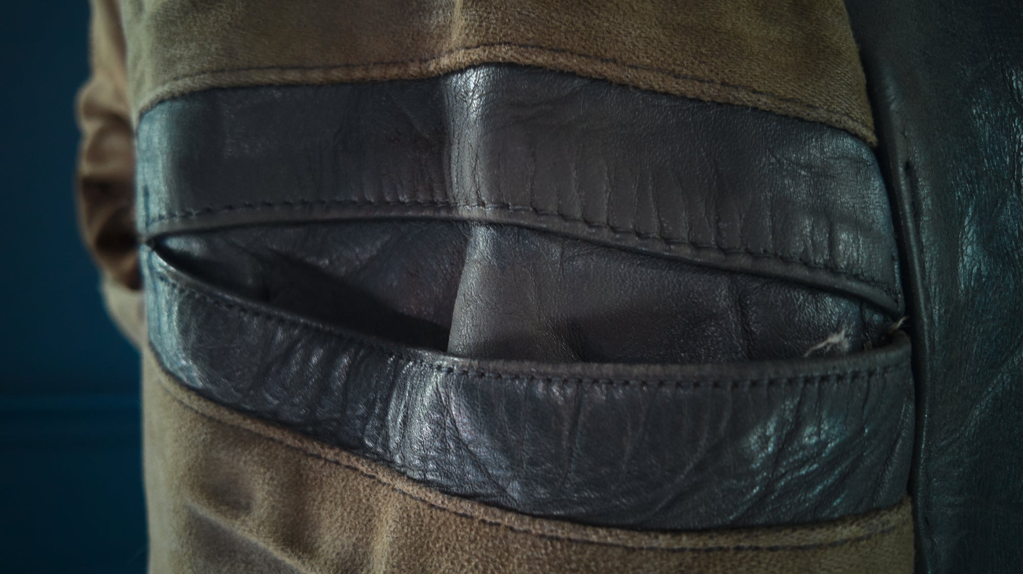 Vintage 1950s West German Steerhide Border Police Dispatch Leather Jacket “M”