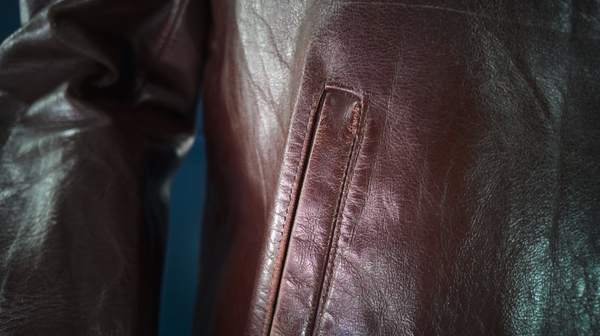 Vintage 1940s Czech Calfskin Windbreaker Flight Campus Leather Jacket “M”