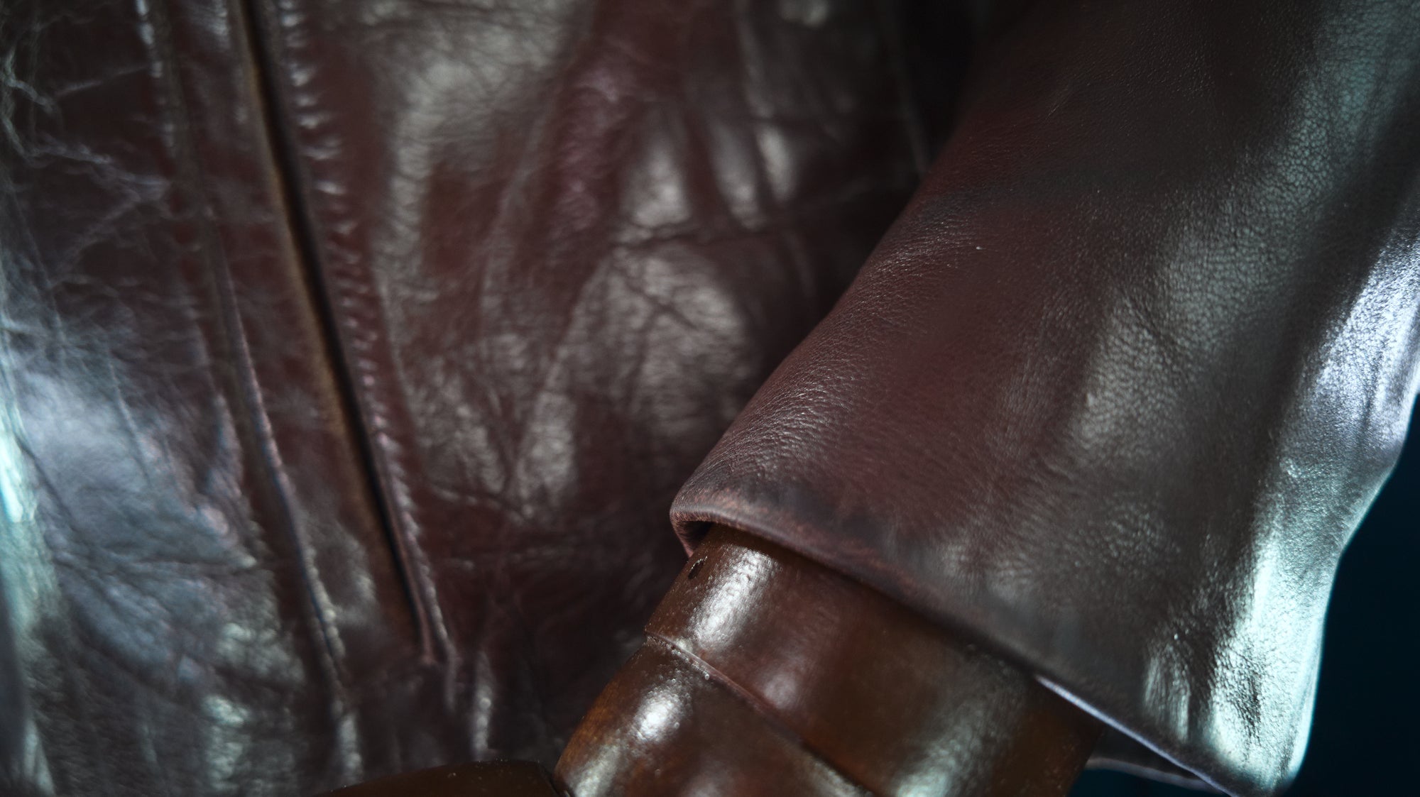 Vintage 1940s Czech Calfskin Windbreaker Flight Campus Leather Jacket “M”