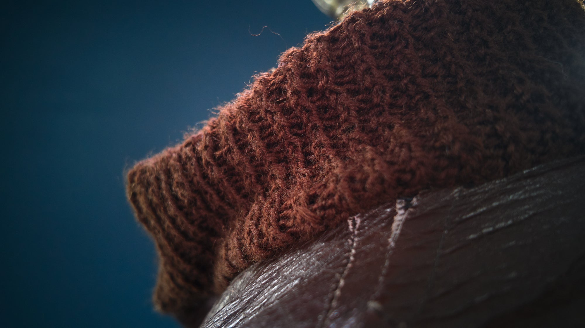 Vintage 1940s Czech Calfskin Windbreaker Flight Campus Leather Jacket “M”