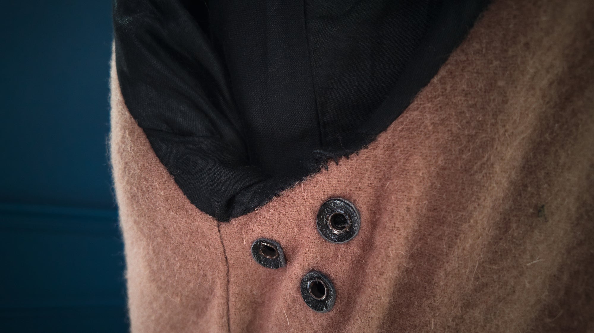 Vintage 1960s Italian Police Belted Motoring Coat Dispatch Leather Jacket “M”