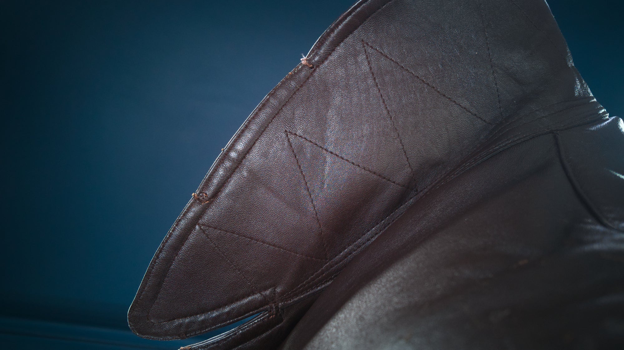 Vintage 1950s French Sheepskin Barnstormer Car Coat Flight Leather Jacket “L”