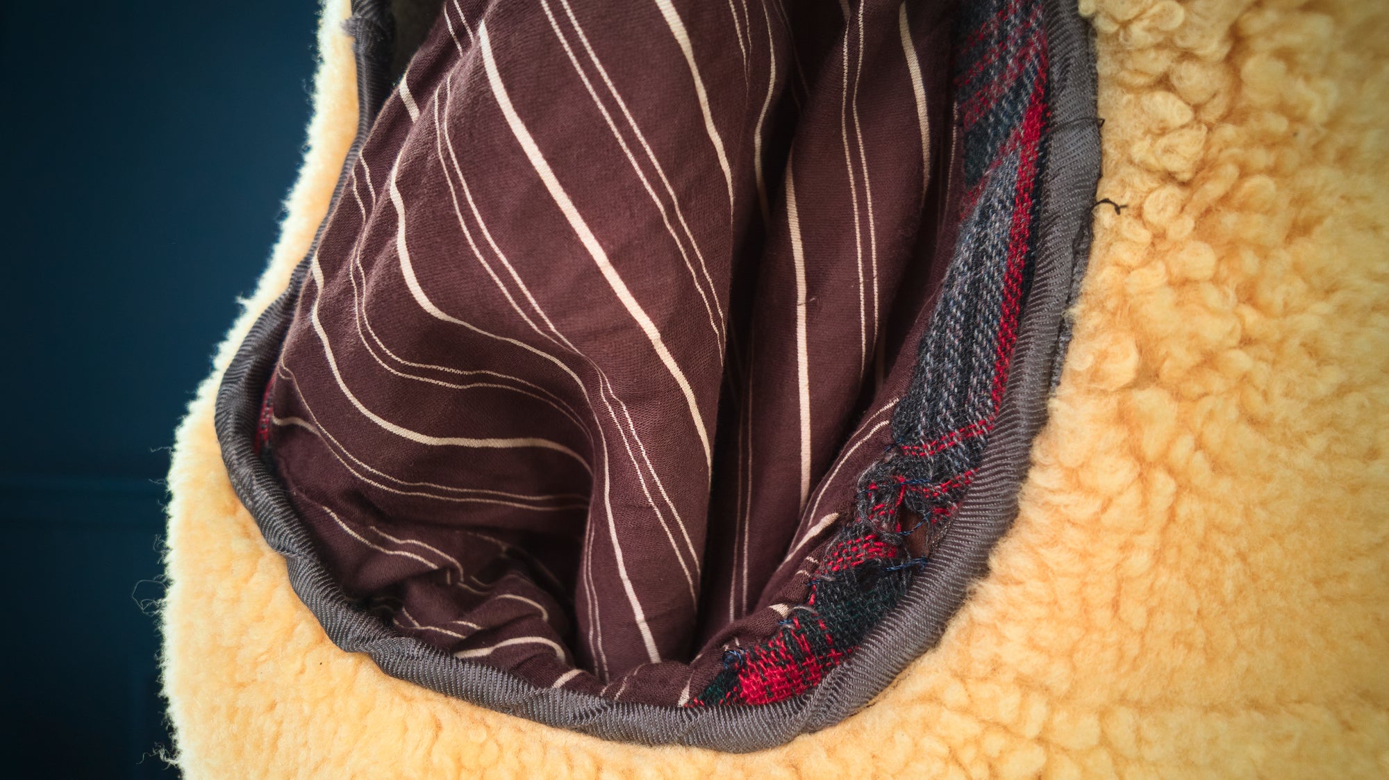 Vintage 1950s French Sheepskin Barnstormer Car Coat Flight Leather Jacket “L”