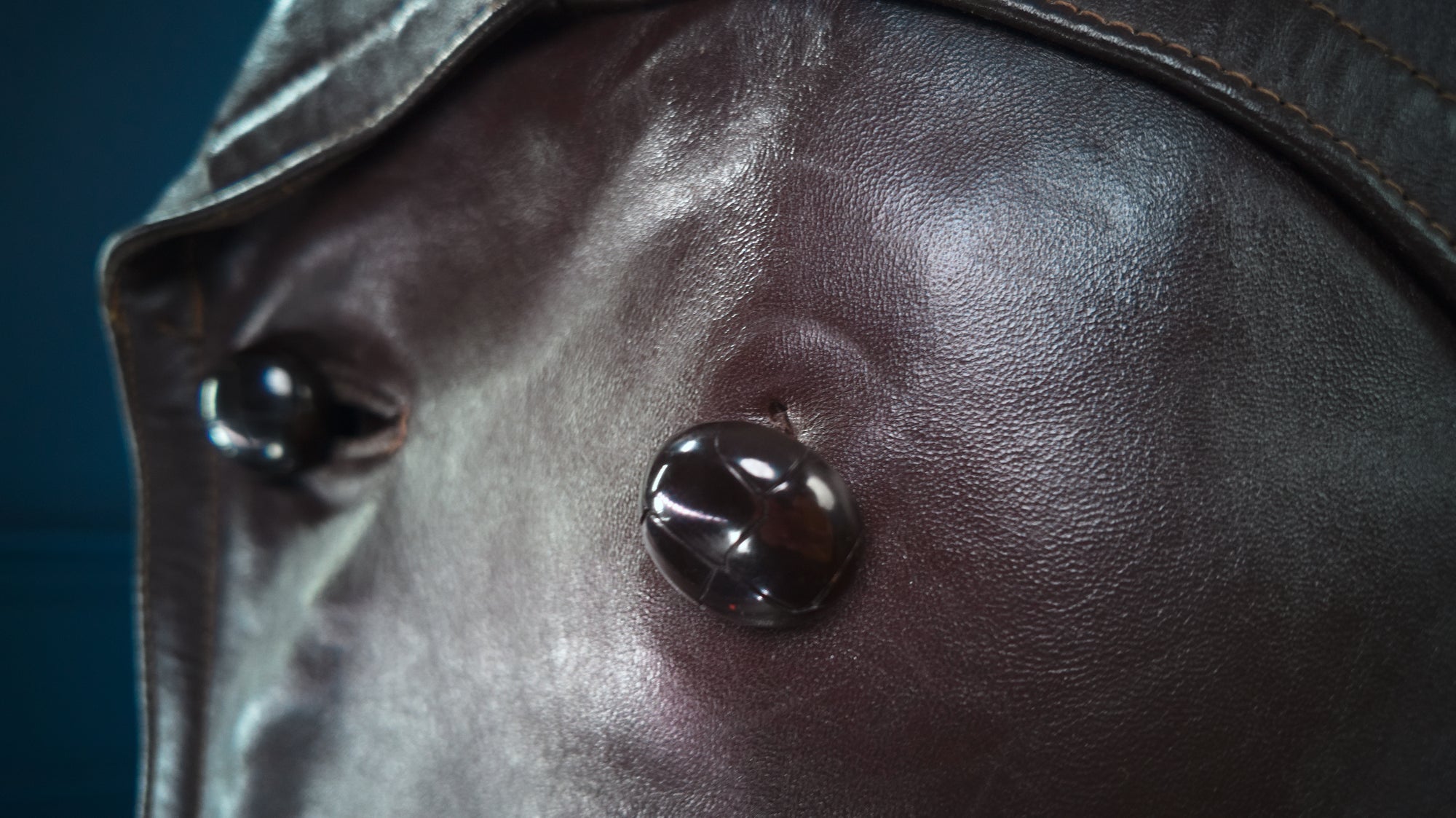 Vintage 1940s German Horsehide Car Peacoat Motoring Reefer Leather Jacket “M”