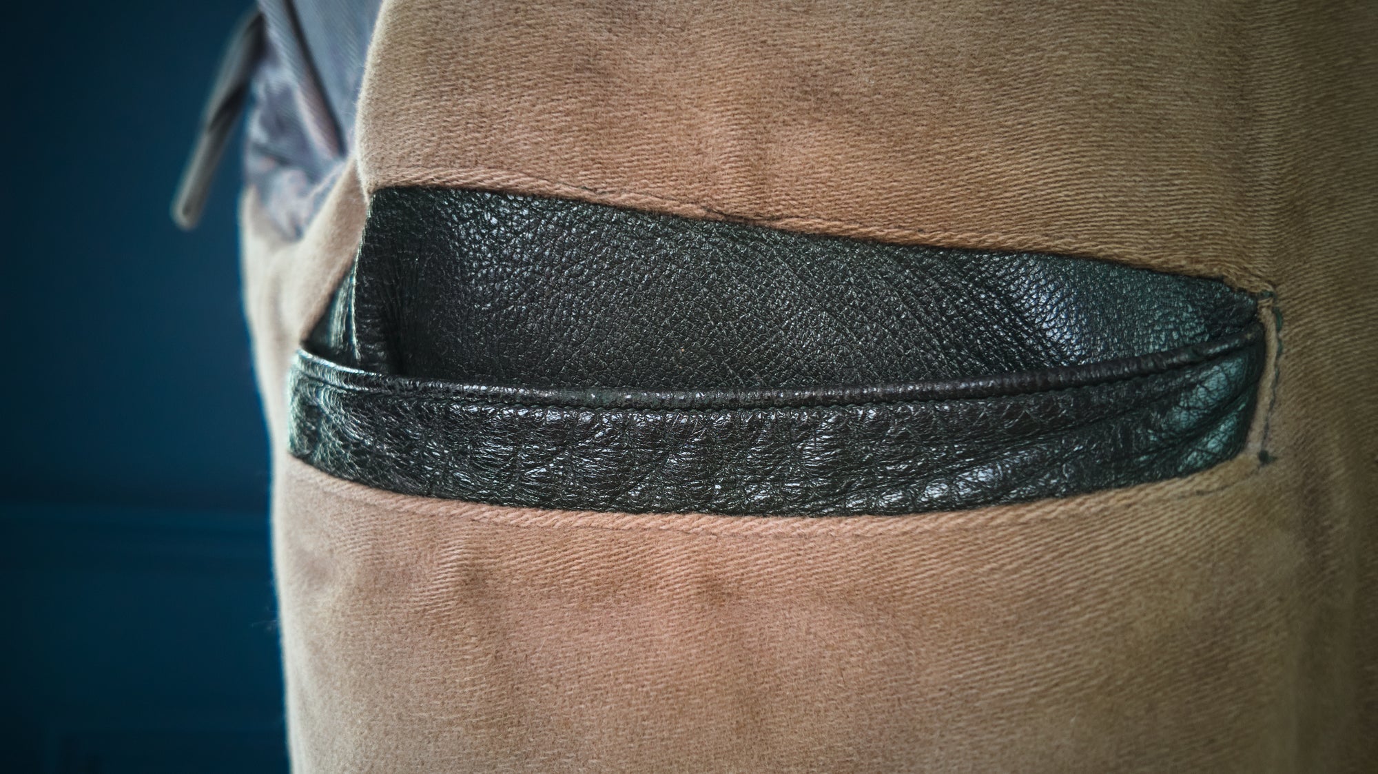 Vintage 1960s East German Sheepskin Single Rider Worker Chore Leather Jacket “S”