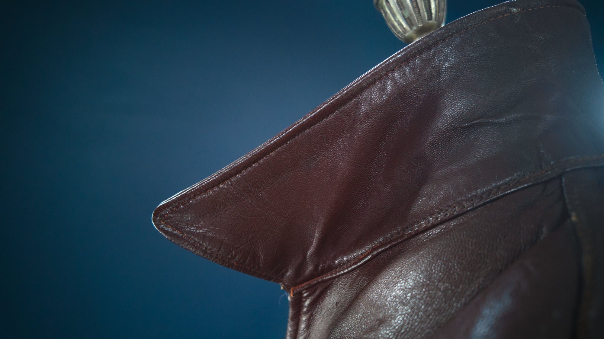 Vintage 1950s French Sheepskin Single Rider Worker Chore Leather Jacket “M”