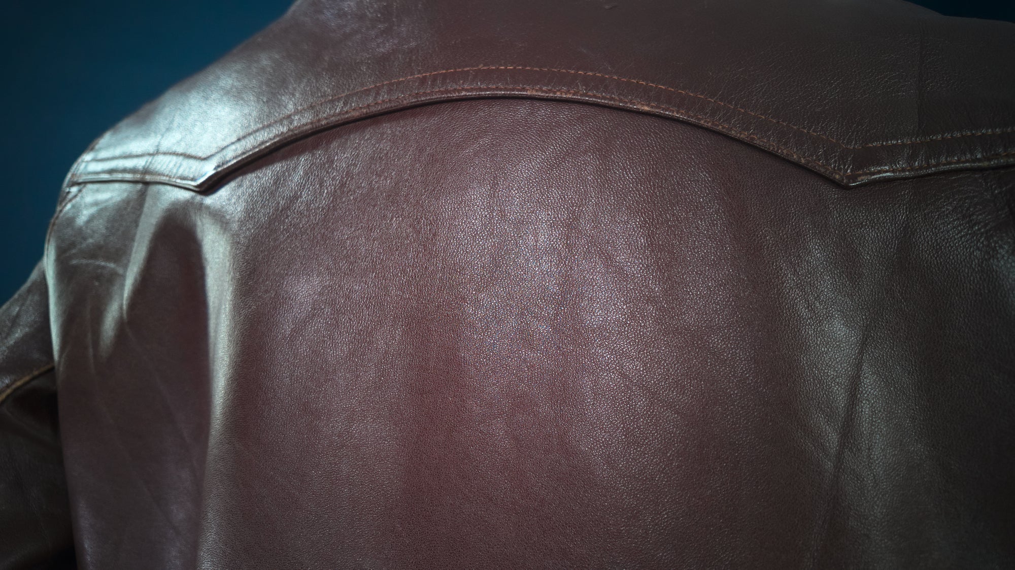 Vintage 1950s French Sheepskin Single Rider Worker Chore Leather Jacket “M”