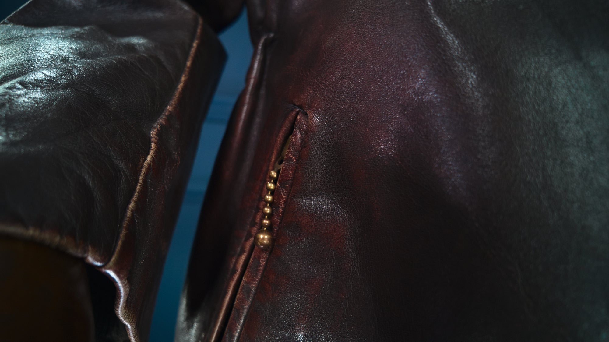 Vintage 1940s German Deerskin Single Rider Worker Chore Brown Leather Jacket “M”