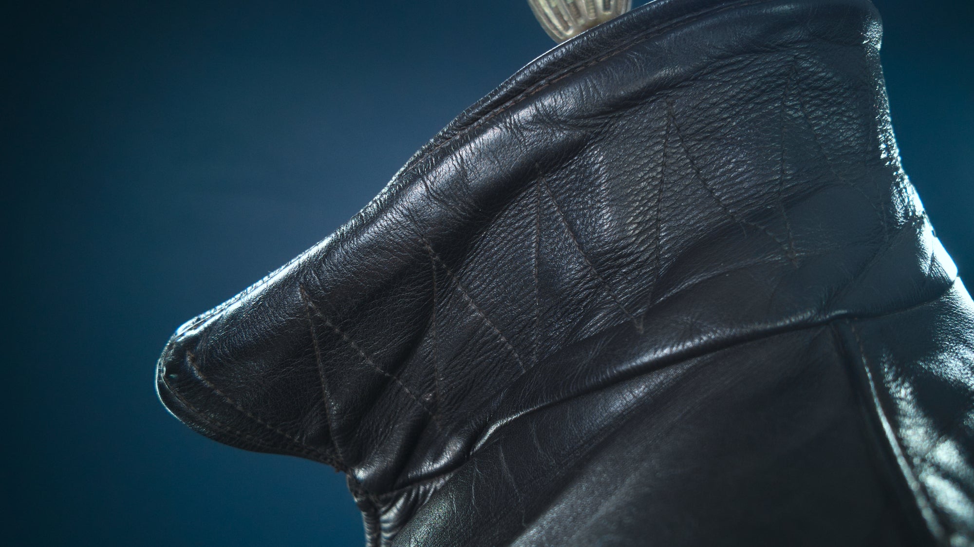 Vintage 1940s German Horsehide Single Rider Biker Police Leather Jacket “L”