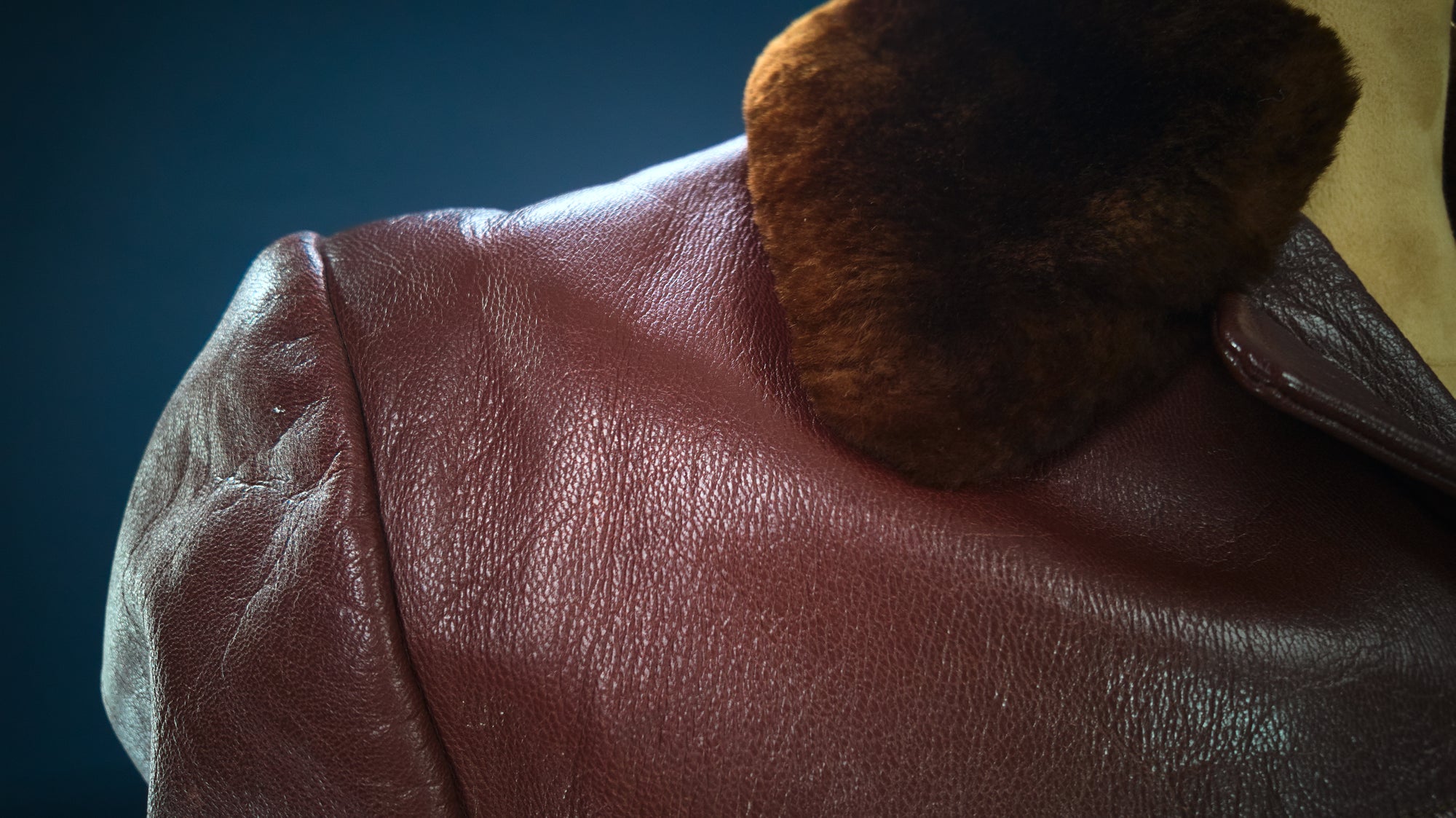 Vintage 1940s Swedish Goatskin Car Coat Motoring Outdoors Leather Jacket “M”