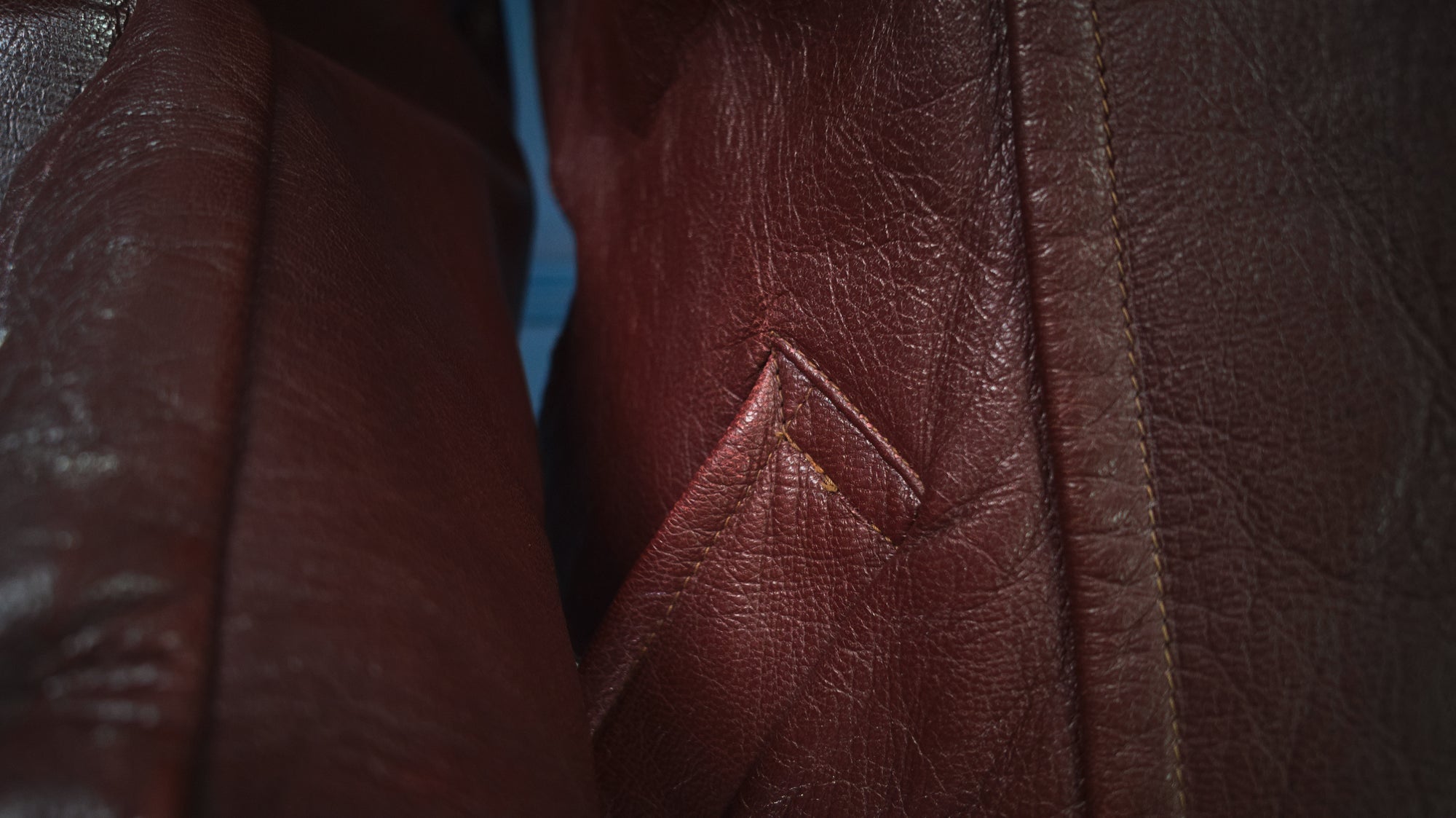 Vintage 1940s Swedish Goatskin Car Coat Motoring Outdoors Leather Jacket “M”