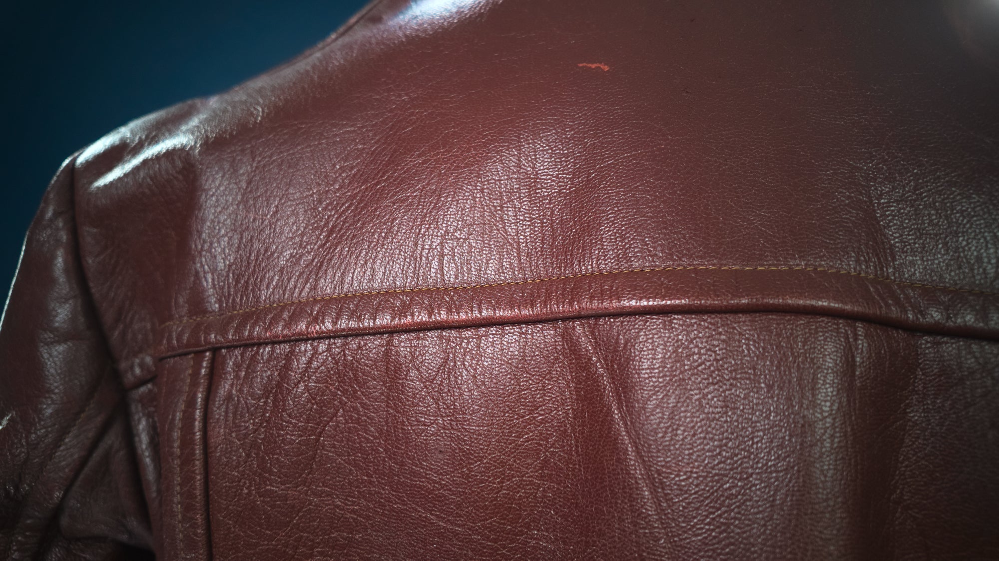 Vintage 1940s Swedish Goatskin Car Coat Motoring Outdoors Leather Jacket “M”