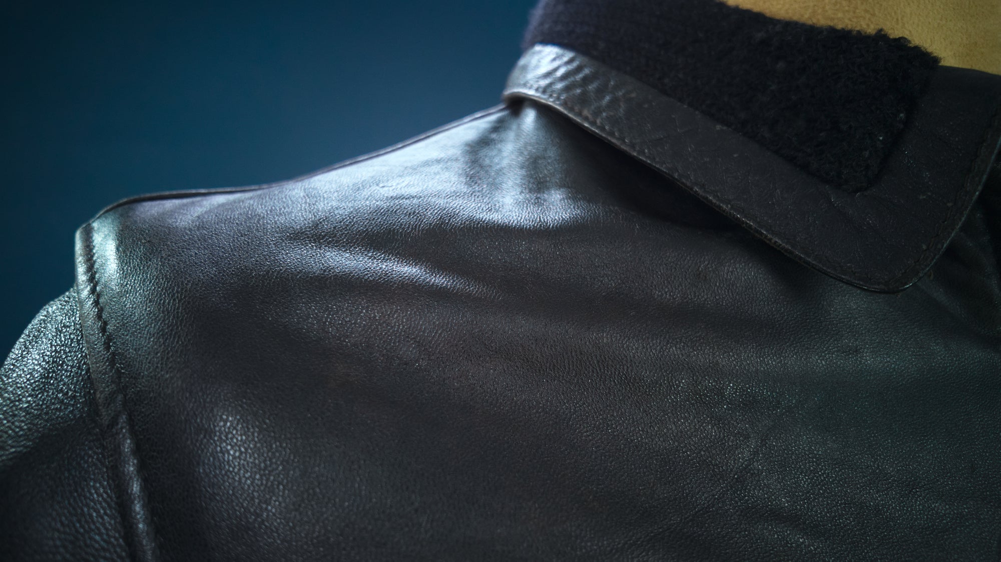 Vintage 1950s German Beatles Hamburg Sheepskin Flight Bomber Leather Jacket “S”