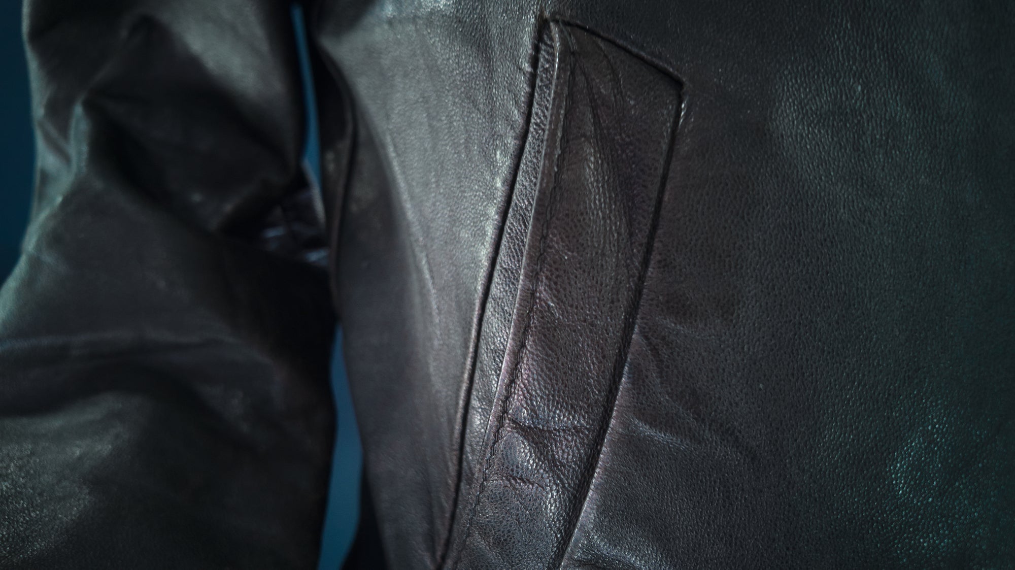 Vintage 1950s German Beatles Hamburg Sheepskin Flight Bomber Leather Jacket “S”