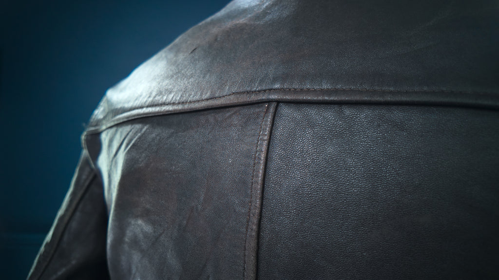 Vintage 1950s German Beatles Hamburg Sheepskin Flight Bomber Leather Jacket “S”