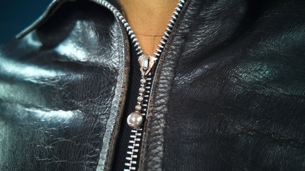 Vintage 1960s British Steerhide Black Single Rider Highwayman Leather Jacket “S”