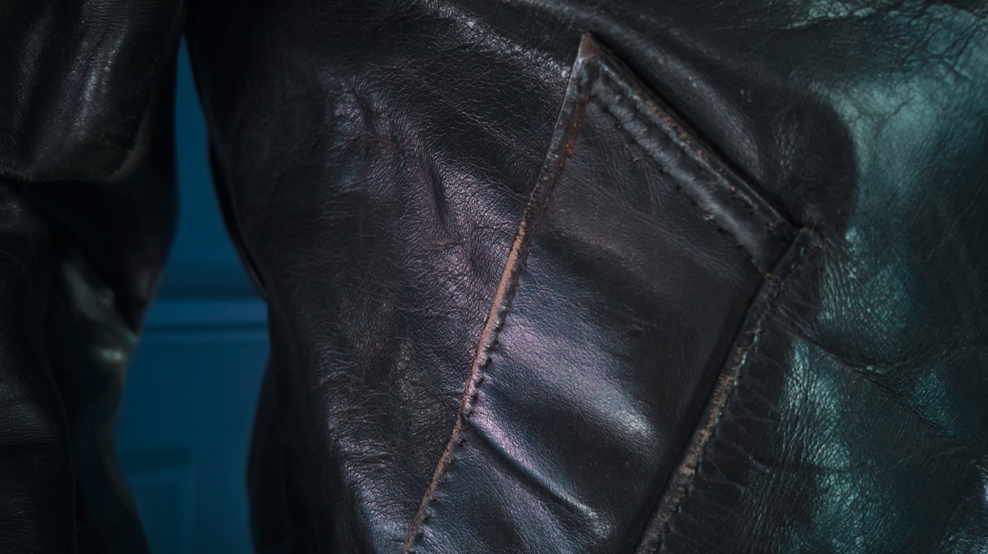 Vintage 1960s British Steerhide Black Single Rider Highwayman Leather Jacket “S”