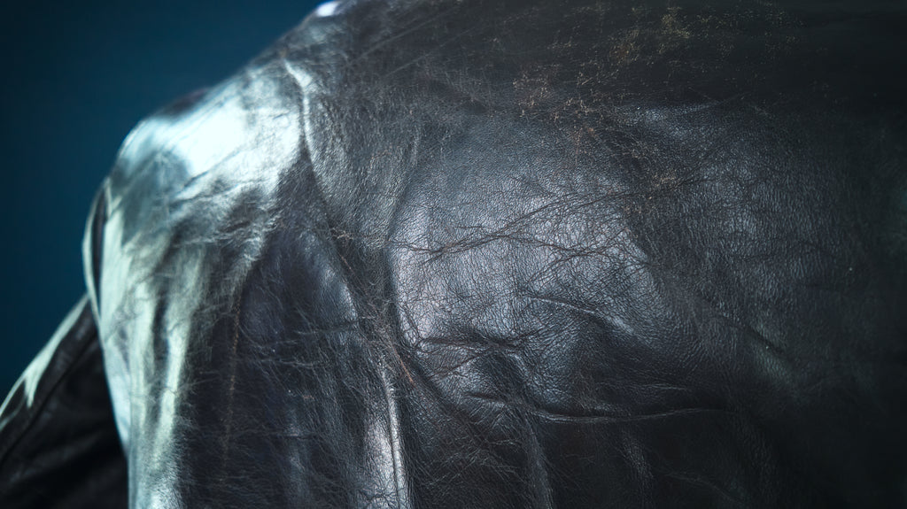 Vintage 1960s British Steerhide Black Single Rider Highwayman Leather Jacket “S”