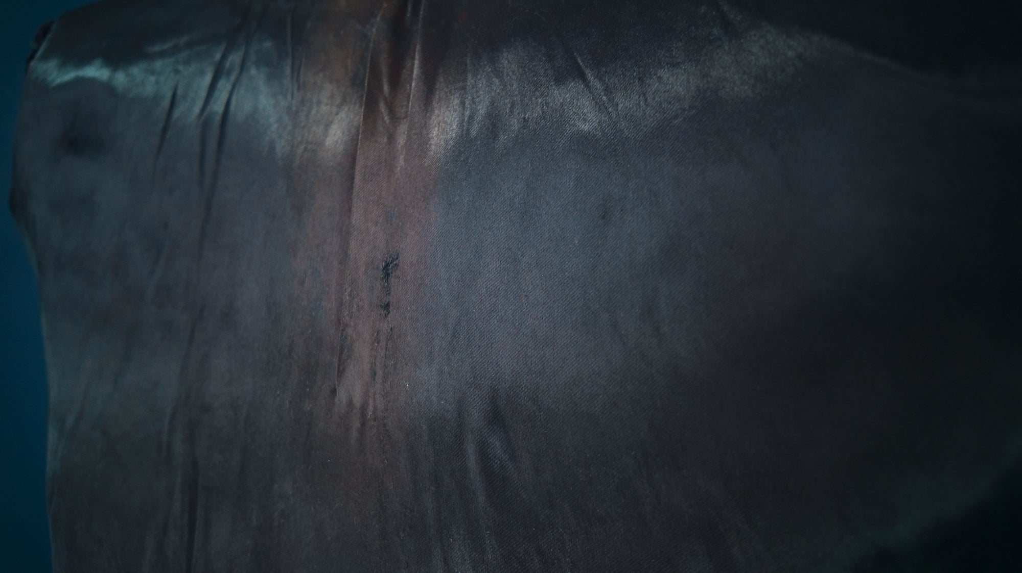 Vintage 1950s West German Cold War Border Guard Trench Coat Leather Jacket “S”