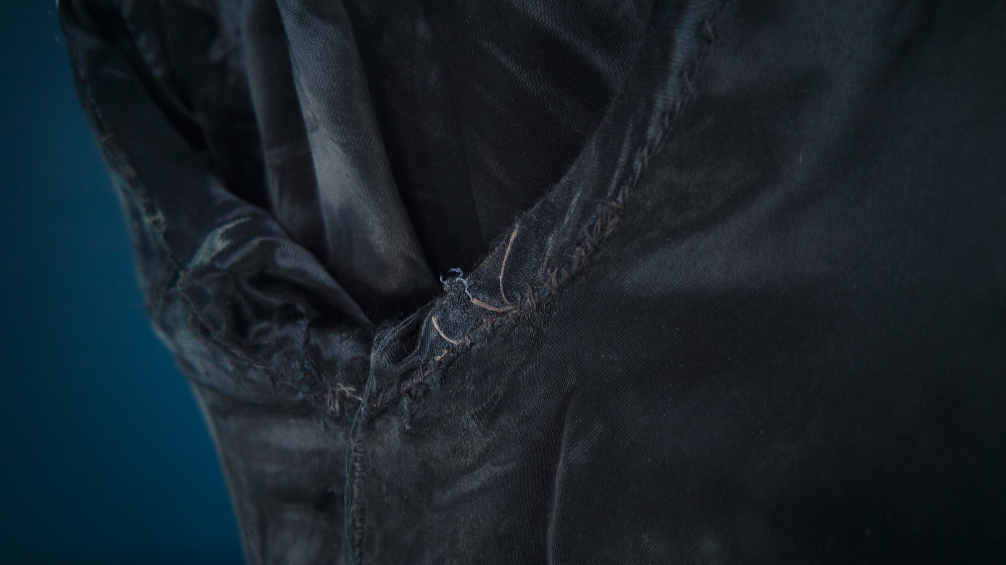 Vintage 1950s West German Cold War Border Guard Trench Coat Leather Jacket “S”