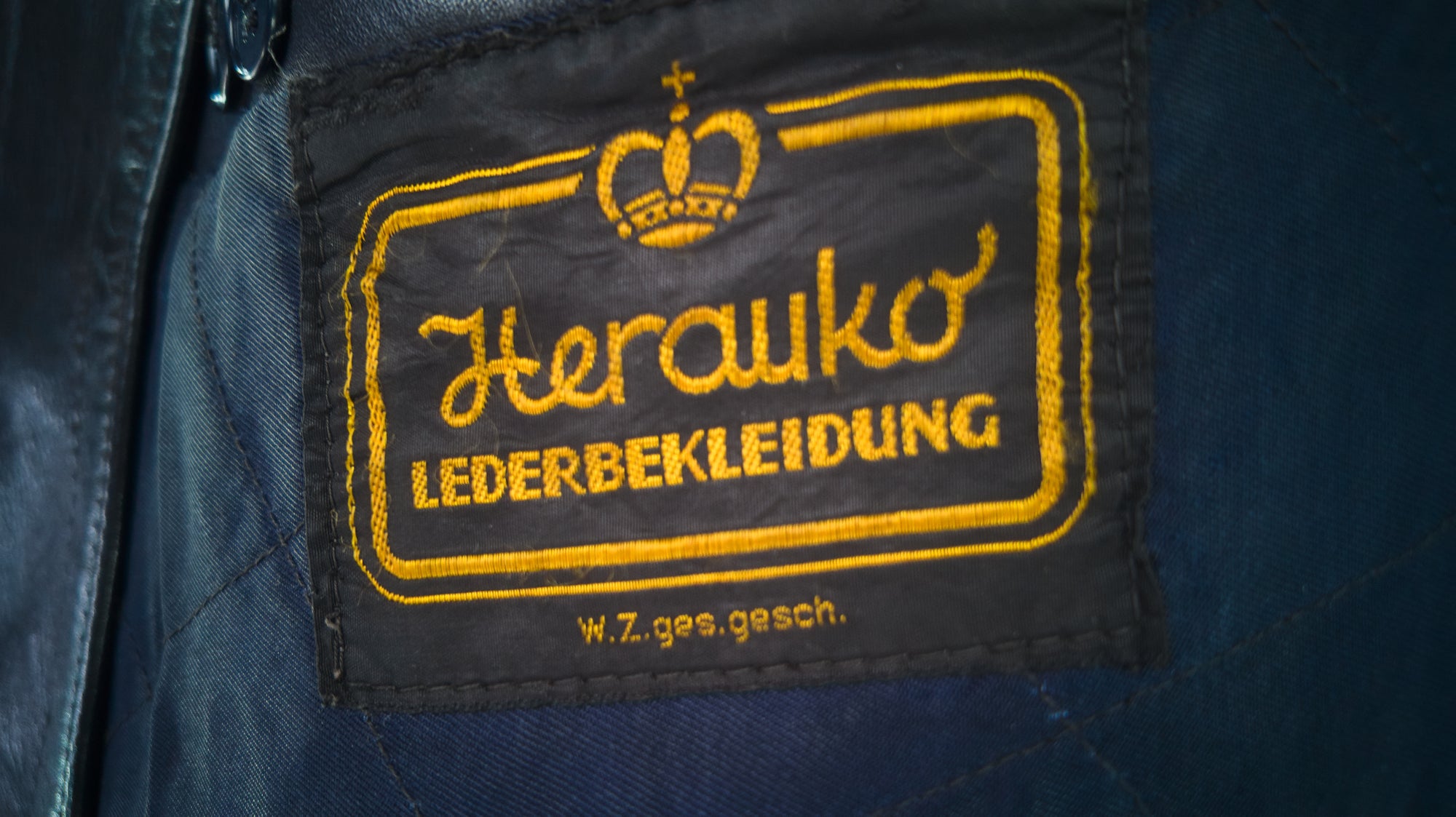 Vintage 1950s West German Cold War Border Guard Trench Coat Leather Jacket “M”