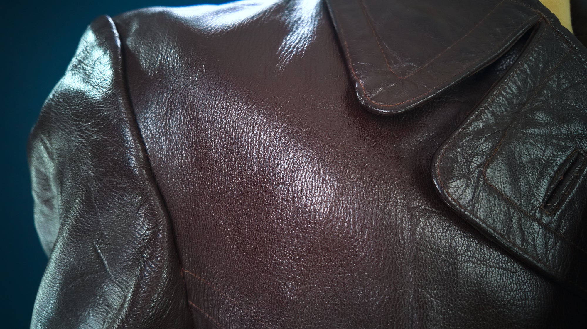 Vintage 1950s East German Cold War Trench Over Coat Motoring Leather Jacket “M”