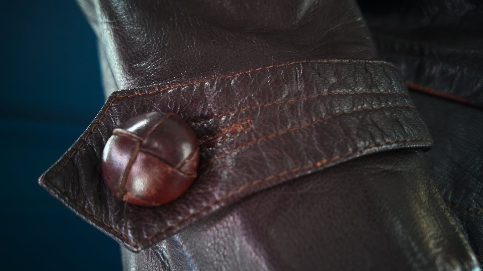 Vintage 1950s East German Cold War Trench Over Coat Motoring Leather Jacket “M”