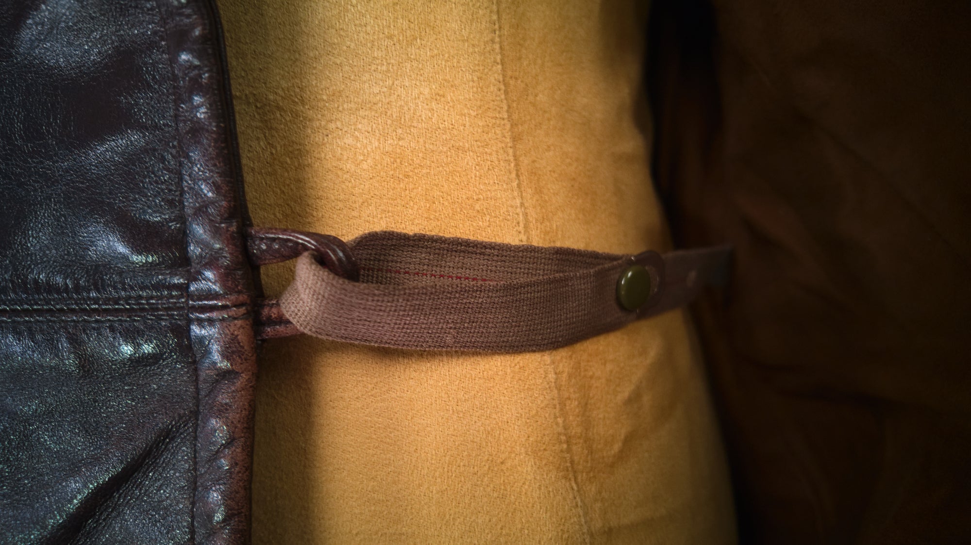 Vintage 1940s WW2 Czech Resistance Sniper Trench Great Coat Leather Jacket “L”