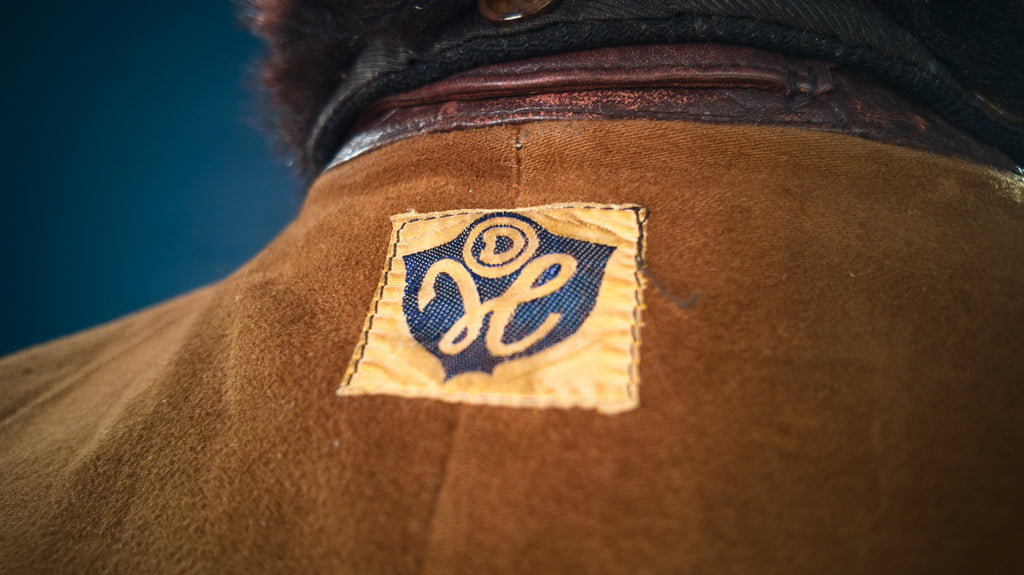 Vintage 1940s WW2 Czech Resistance Sniper Trench Great Coat Leather Jacket “L”