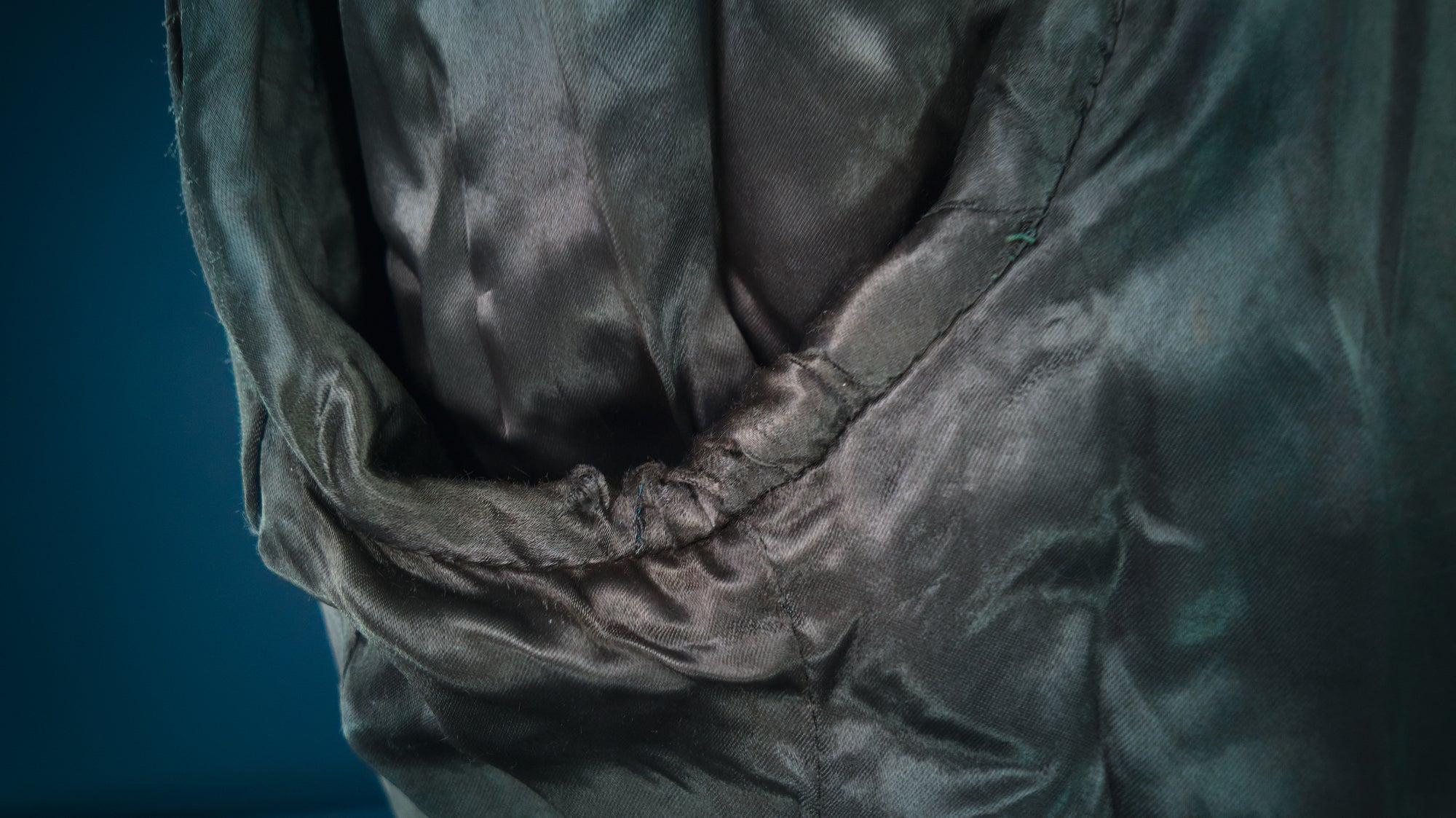 Vintage 1950s West German Cold War Border Guard Trenchcoat Leather Jacket “M”