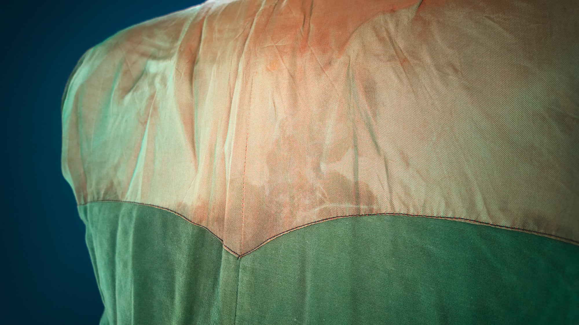 Vintage 1950s West German Cold War Border Guard Trenchcoat Leather Jacket “S”