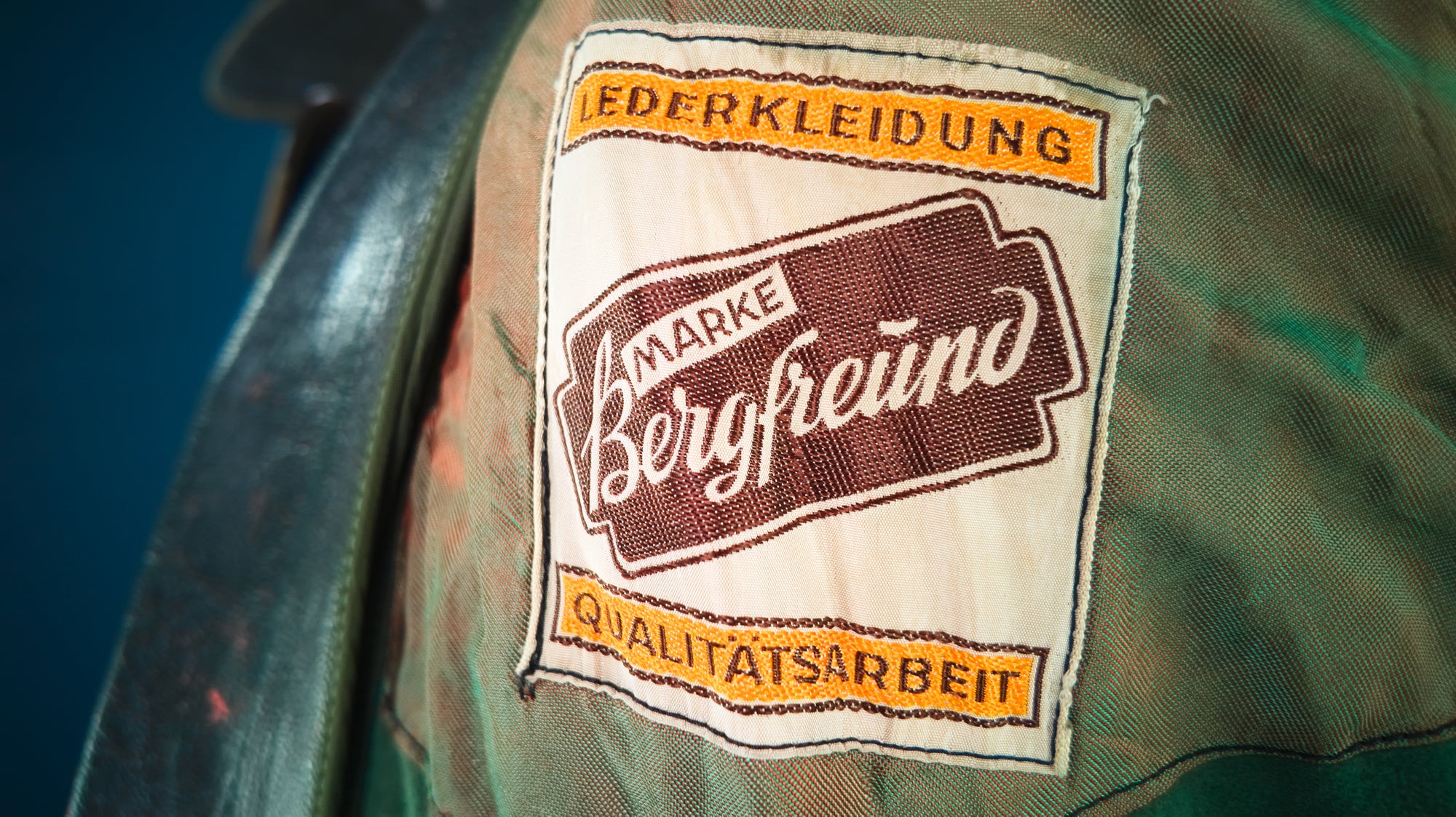 Vintage 1950s West German Cold War Border Guard Trenchcoat Leather Jacket “S”