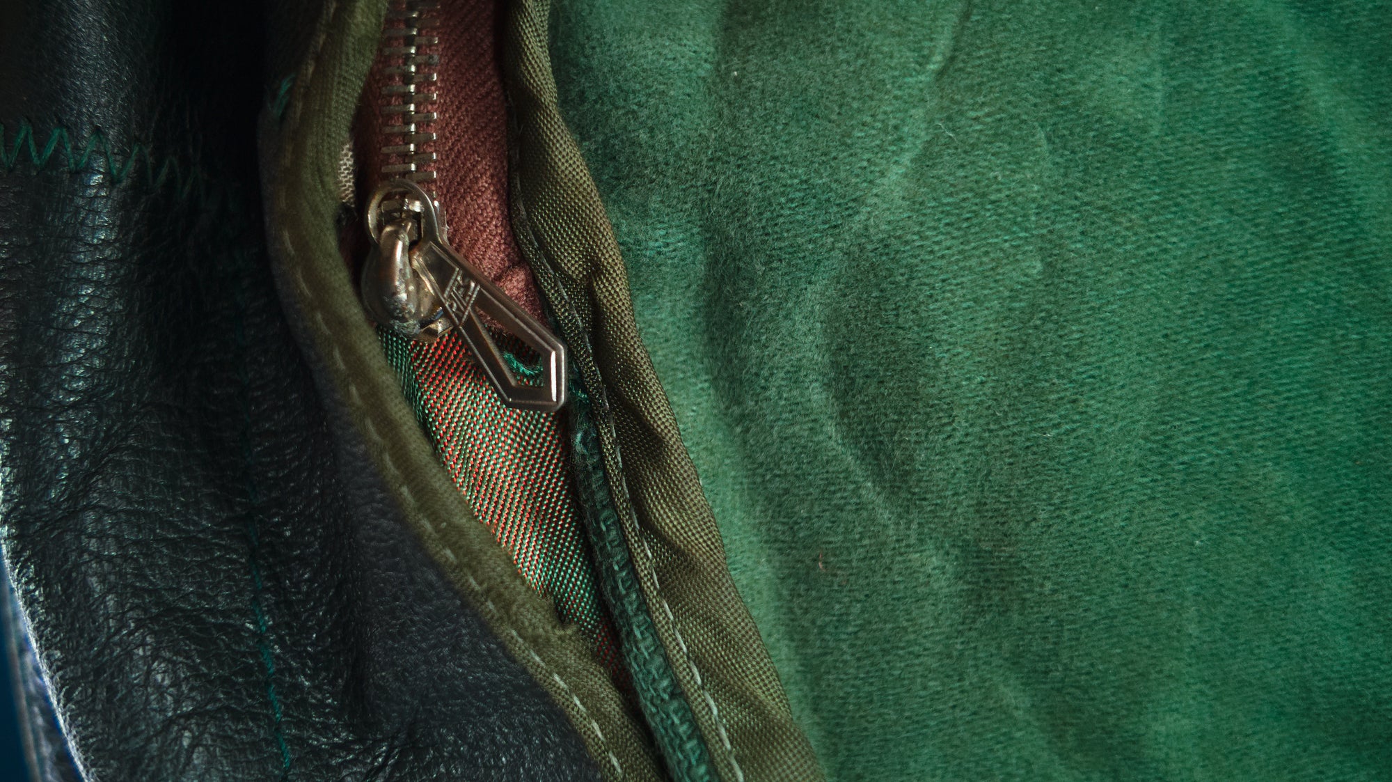 Vintage 1950s West German Cold War Border Guard Trenchcoat Leather Jacket “S”